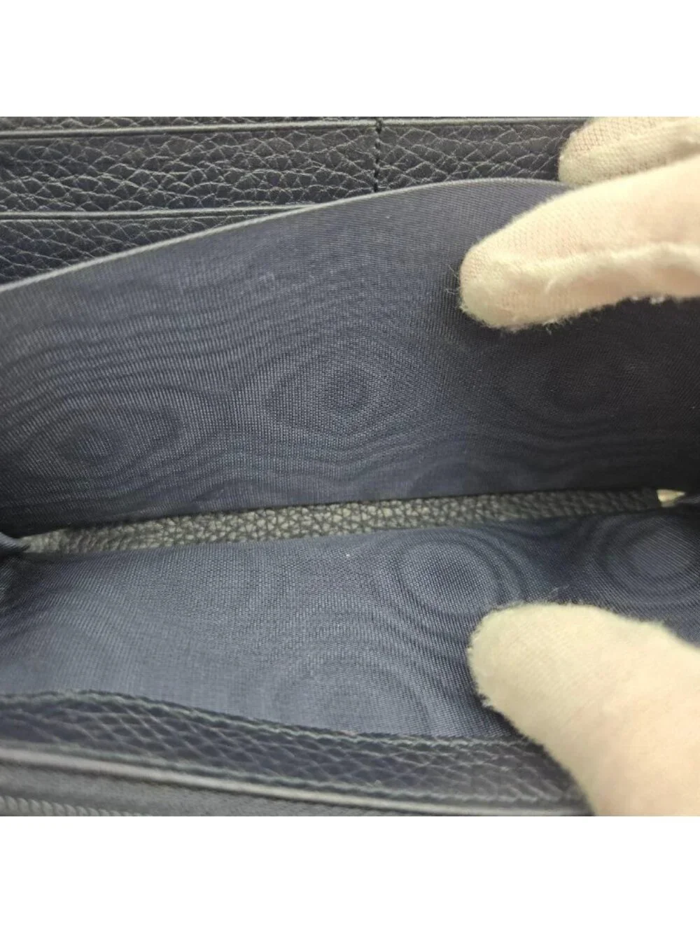 Gucci Wallet Interlocking GG Navy - Picture 14 of 15